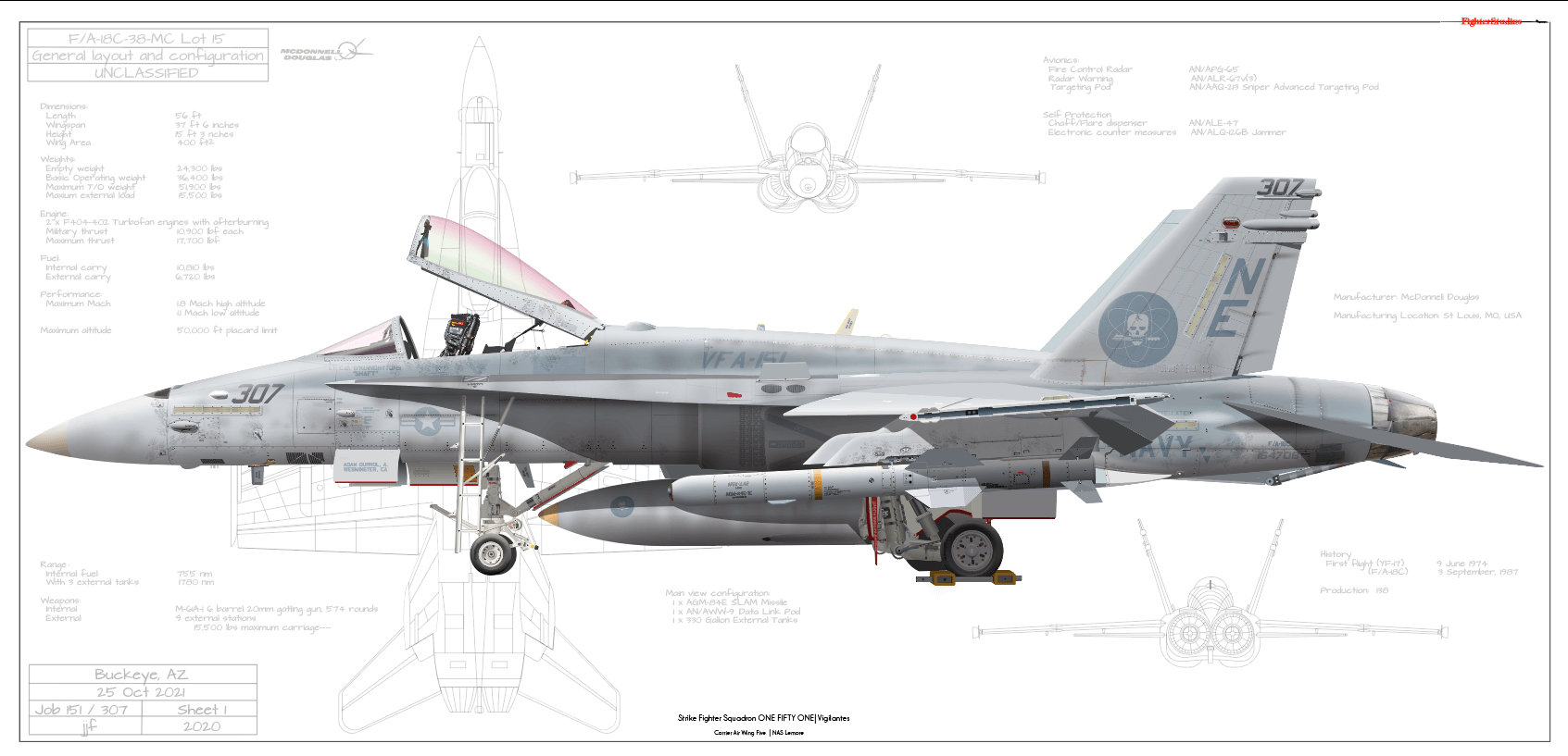 F/A-18C Hornet V151 